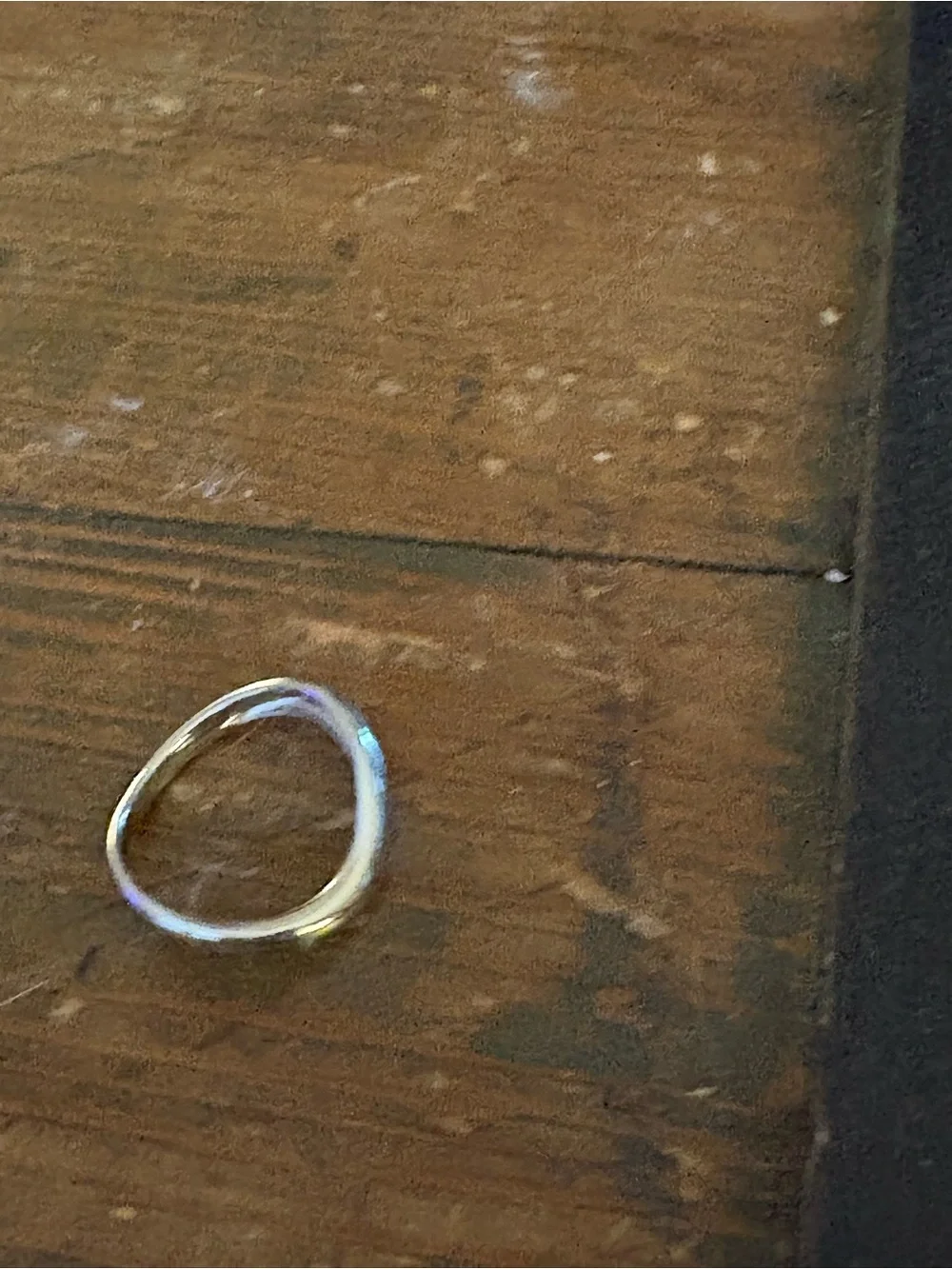 Silver Tone Ring Size 7 (free shipping)